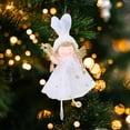 thumbnail image 4 of TIELUTT Rabbit Hanging Doll Pendant for Home Festival Stain Glass Window Panel Large Stained Glass Hanger Large Stain Glass Panel round Stained Glass Windows for the Home Garland Beaded, 4 of 6