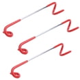 thumbnail image 3 of Haofy 3Pcs Outdoor Tent Travel Durable Steam Light Hook S‑shaped Hanger Two‑way Hook, 3 of 8