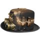thumbnail image 3 of Sombrero Steampunk, sombrero de copa para cosplay, dibujos animados, anime, cosplay, fieltro, 3 of 4