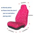thumbnail image 2 of Lsque Rose Red Glitter Pattern Car Seat Covers for Front Seats , Waterproof Seat Covers for Cars, Sporty Front Seat Covers,Car Seat Cover Protector Front Seats, 2 of 5