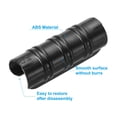 thumbnail image 4 of Uxcell 1" 25mm Greenhouse Clamp Greenhouse Snap Clip Plastic Tube Clip 20 Pack Black, 4 of 5