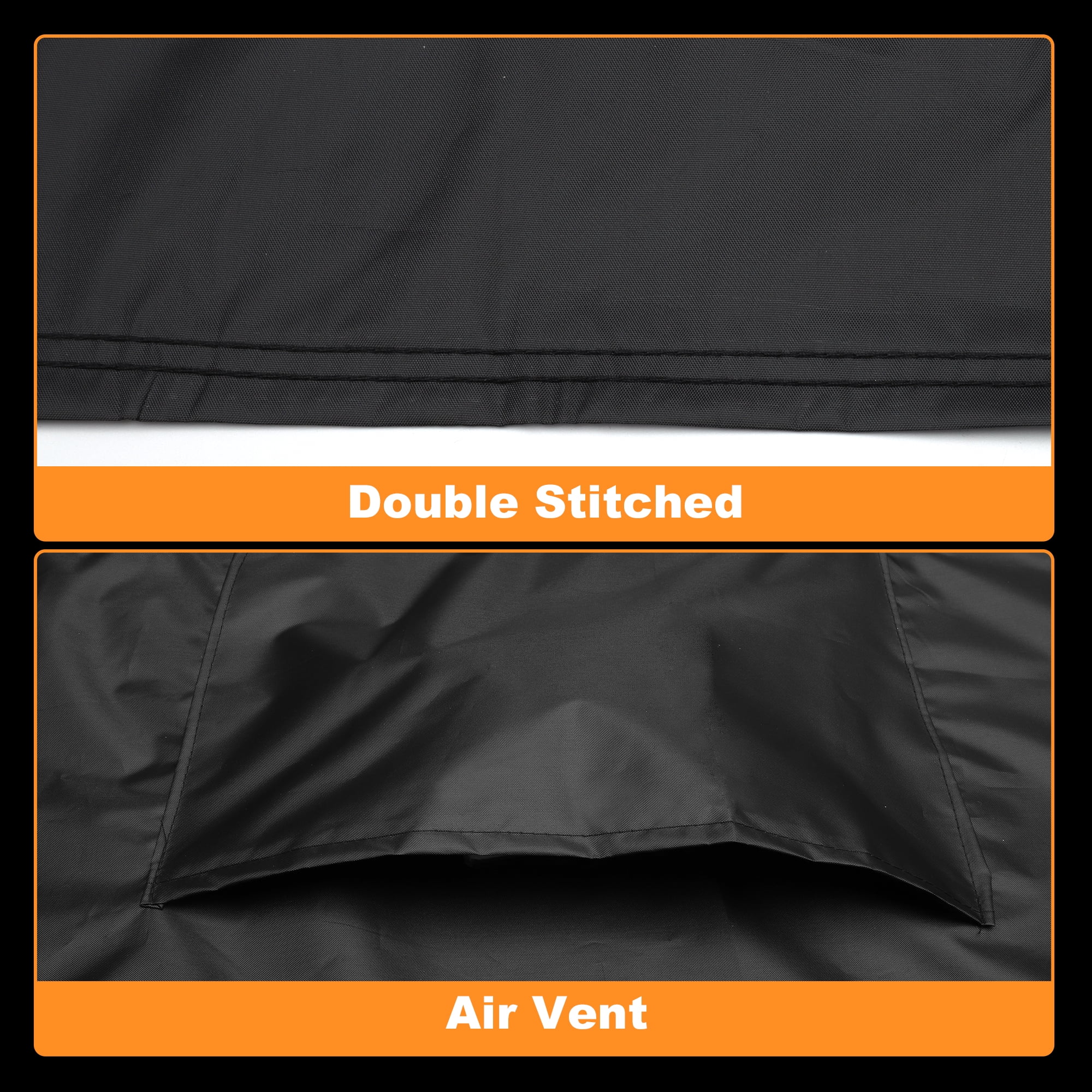 Unique Bargains ATV Cover for Can-Am Outlander 400 Waterproof Protection Black Orange