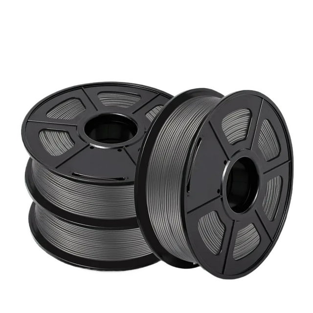 3 Rouleaux PLA Filament 3D 1KG 1.75mm +/-0.02MM, Filament d'Impression 3D Filament Enroulé sous Vide, Facile à Utiliser