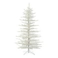 thumbnail image 1 of Vickerman 90" Twig Clear Lights Artificial Christmas Tree in Flocked White, 1 of 3