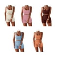 thumbnail image 4 of maskred 2 Pièces/set Jogging Femmes Gilet Shorts Polyester Crop Tops Pantalons Kit Blanc S 1Set, 4 of 6