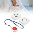 thumbnail image 4 of SOS Call Button, Long Distance Transmission Strong Signal Easy Pairing 2 For 1 Wireless Caregiver Pager Adjustable Volume  For Nurse Alert System, 4 of 8