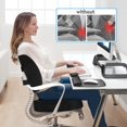 thumbnail image 4 of Cojín de asiento y almohada lumbar CloudBliss Black, 4 of 7