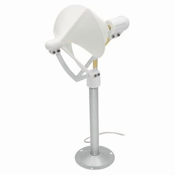 Breeze  10W Miniature Wind Turbine Scientific Experiment Power Lamp White Solar Wind Generator Model with LED Light