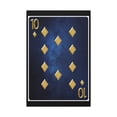 thumbnail image 4 of Ten Of Diamonds Space Background Playing Card Canvas Wall Art for Home Decor Ready-to-Hang, 4 of 18