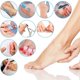 thumbnail image 2 of Kit de cuidado de pies de acero inoxidable 20 en 1, removedor de callos y piel muerta, raspador de pies, herramientas de pedicura para mujeres, hombres, salón en casa (azul), 2 of 5