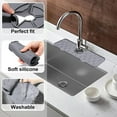 thumbnail image 4 of Silicone Faucet Handle Drip Catcher Tray, Kitchen Guard For Faucet, Silicone Sink Faucet Mat For Kitchen Bathroom, 4 of 4