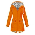 thumbnail image 1 of Liquidation 2024! Imperméable à Capuche Long Trench-Coat Doublé Coupe-Vent Veste de Voyage Jaune 3TG, 1 of 5