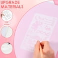 thumbnail image 5 of 36 Pcs Journal Stencils for Planners 4 x 7 Inch Scrapbook Stencils Planner Template Stencil Set for Journaling Notebook Scrapbooking Journals Book DIY Drawing Greeting Cards Diary Letters, 5 of 10