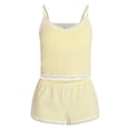thumbnail image 5 of No Boundaries Lace Cami and Shorts Sleep Set, 2-Piece, Women's XXS-3X, 5 of 5
