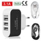 thumbnail image 4 of Tholdsy de caramelos 3USB LED emisor de luz AC100-240V dispositivo de carga de pared de teléfono móvil adaptador de cámaras Oficina Type3 NO3, 4 of 6