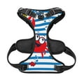 thumbnail image 5 of Picia Red Funny Crab on Blue Stripe No-Pull Dog Harness Reflective Front Clip Vest with Handle,Step-in Air Dog Harness,Adjustable 2 Metal Rings 4 Buckles,Easy to Put on & Take Off, 5 of 9