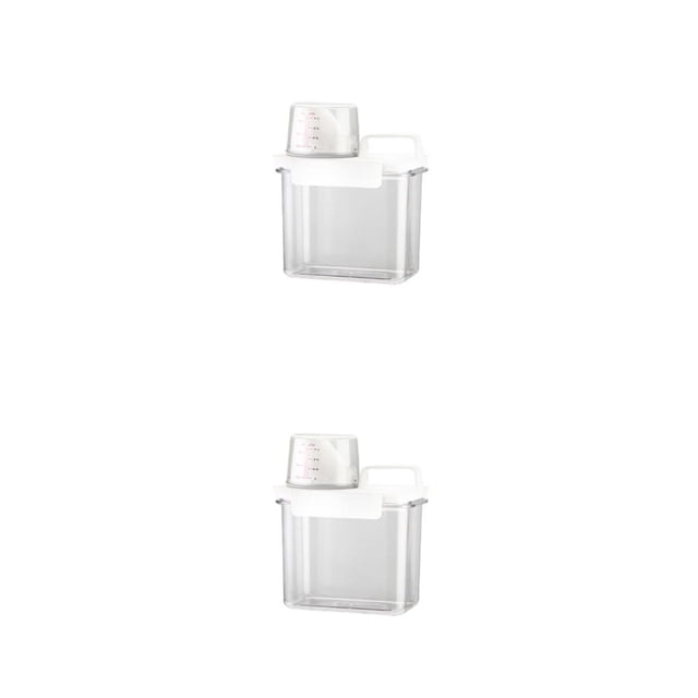 Contenedor de líquido de detergente en polvo Cateissary 1100ml 2Conjunto
