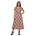 thumbnail image 1 of Moomaya Robe Kurti Longue Indienne Imprimée en Coton Tunique Robes pour Femmes, 1 of 6