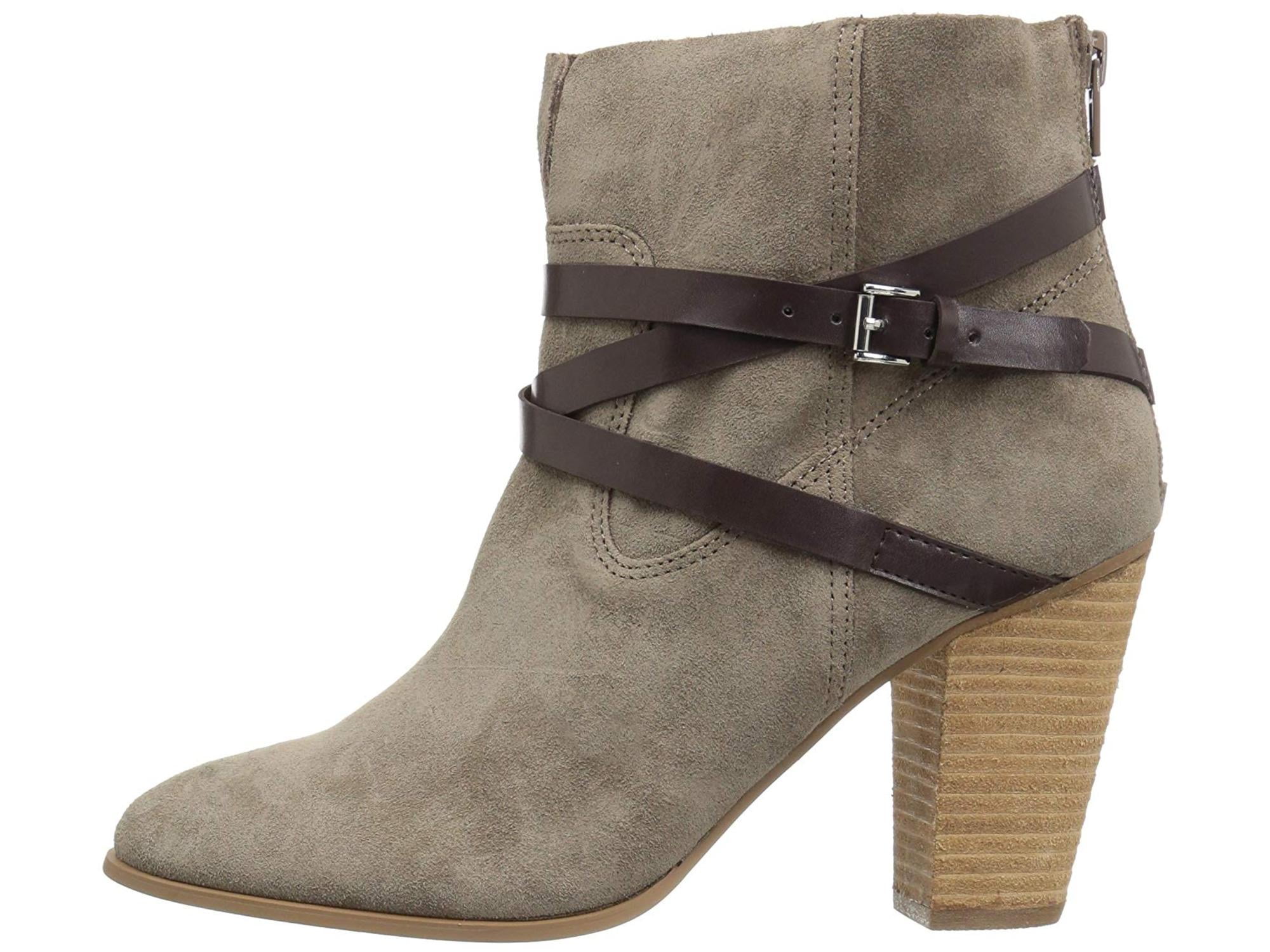 Carlos By Carlo Santana Women's Gill Block Heel Round Toe Ankle Boots Brown Size -9.5M