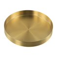 thumbnail image 4 of Elegant Gold Stainless Steel Storage Tray Jewelry Display Plate Organizer for Cosmetics Coffee Table Snacks Keys 12 5cm, 4 of 11