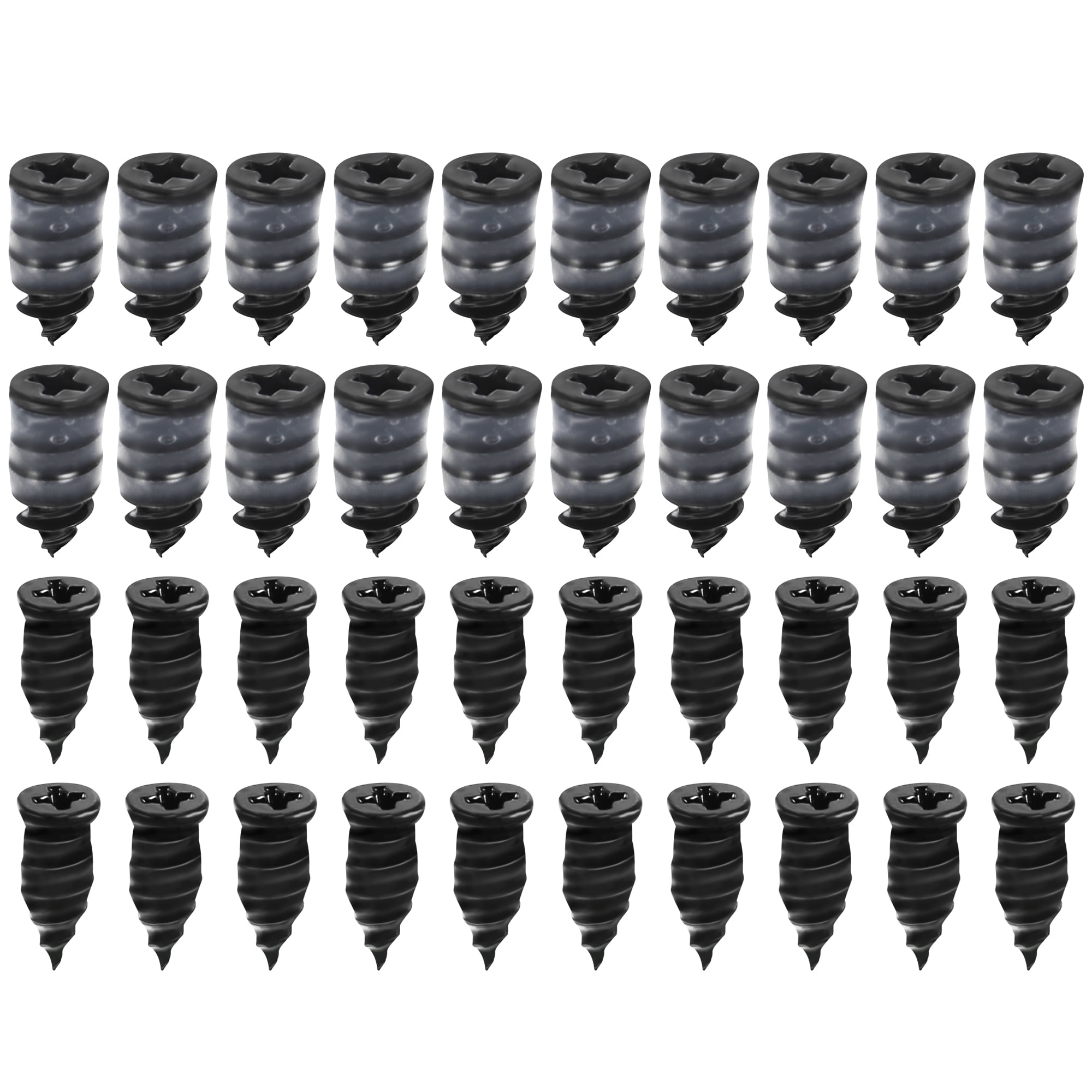 40 Pcs Tire Repair Rubber Nail Fast Tool Self-Service Tire for Vehicle Truck Motorcycle with Storage Box