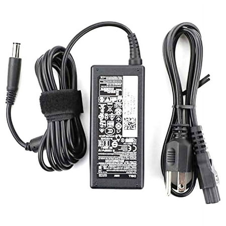 dell laptop ac adapter charger 65w 19.5v 3.34a la65ns2-01 compatible with 09rn2c 6tm1c ha65ns5-00 a065r039l 7.4mm tip