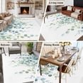 thumbnail image 5 of 6'x9' Area Rugs, Sage Green Eucalyptus Indoor Outdoor Area Rug for Living Room Bedroom, Watercolor Botanical Leaves Washable Bathroom Rugs Kitchen Floor Carpet Mats Home Decor Aesthetic, 5 of 8