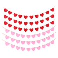 thumbnail image 1 of 6 Packs Motif Cœur de la Saint-Valentin Guirlande Suspendue Décoration, 1 of 8