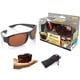 thumbnail image 2 of HD Vision Fold Aways gafas de sol no polarizadas Mejorar la claridad del color y la riqueza Elegante Elegante como se ve en la televisión- Negro HD Vision HDFAPKG110712, 2 of 2