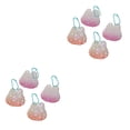 thumbnail image 4 of Llavero Inteprter 4 Uds blanco ligero portátil soporte transparente accesorio llaves billetera teléfono móvil, 4 of 6
