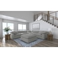 thumbnail image 2 of Raleigh 6-piece Boucle Upholstered Modular Sectional Grey, 2 of 8