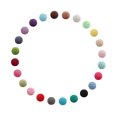 thumbnail image 2 of 24PCS 0.79in Crochet Bead Multipurpose Teether Bead for DIY Necklaces Bracelets, 2 of 8