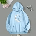 thumbnail image 1 of TINZ Sweat à Capuche Décontracté Automne/hiver pour Femmes, Imprimé Lune, Sport, 3TG, 1 of 3