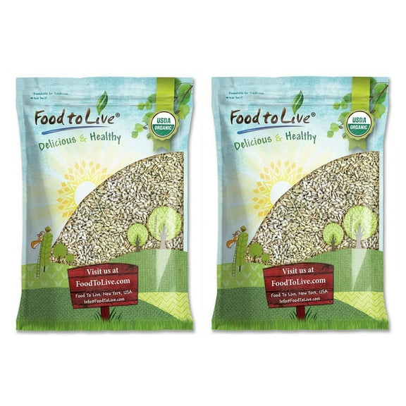 Organic Sprouted Sunflower Seeds, 12 Pounds - Non-GMO, Kosher, Raw, Vegan - by Food to Live