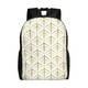 thumbnail image 1 of Disketp White And Gold Geometry Mochila Unisex de Apertura Lateral Completa, Mochila para Laptop para Escuela, Trabajo y Viajes, 1 of 8