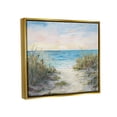 thumbnail image 4 of Stupell Industries Sea Grass Ocean Path Nature Painting Gold Floater Framed Art Print Wall Art, 31 x 25, 4 of 10