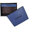 thumbnail image 2 of Women's Genuine Leather Compact Double ID Windows Credit Card Holder Wallet With Zippered Pocket by Moga (Brown), 2 of 6