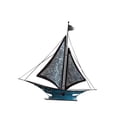 thumbnail image 3 of Decoración de velero, regalo creativo decorativo, colección de hierro, modelo de velero retro 39x7x37cm, 3 of 9