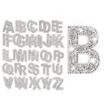 thumbnail image 1 of LEEYNEER 52Pc Glitter Rhinestone Alphabet Letter Stickers 2.4In Rhinestone A-Z, 1 of 8