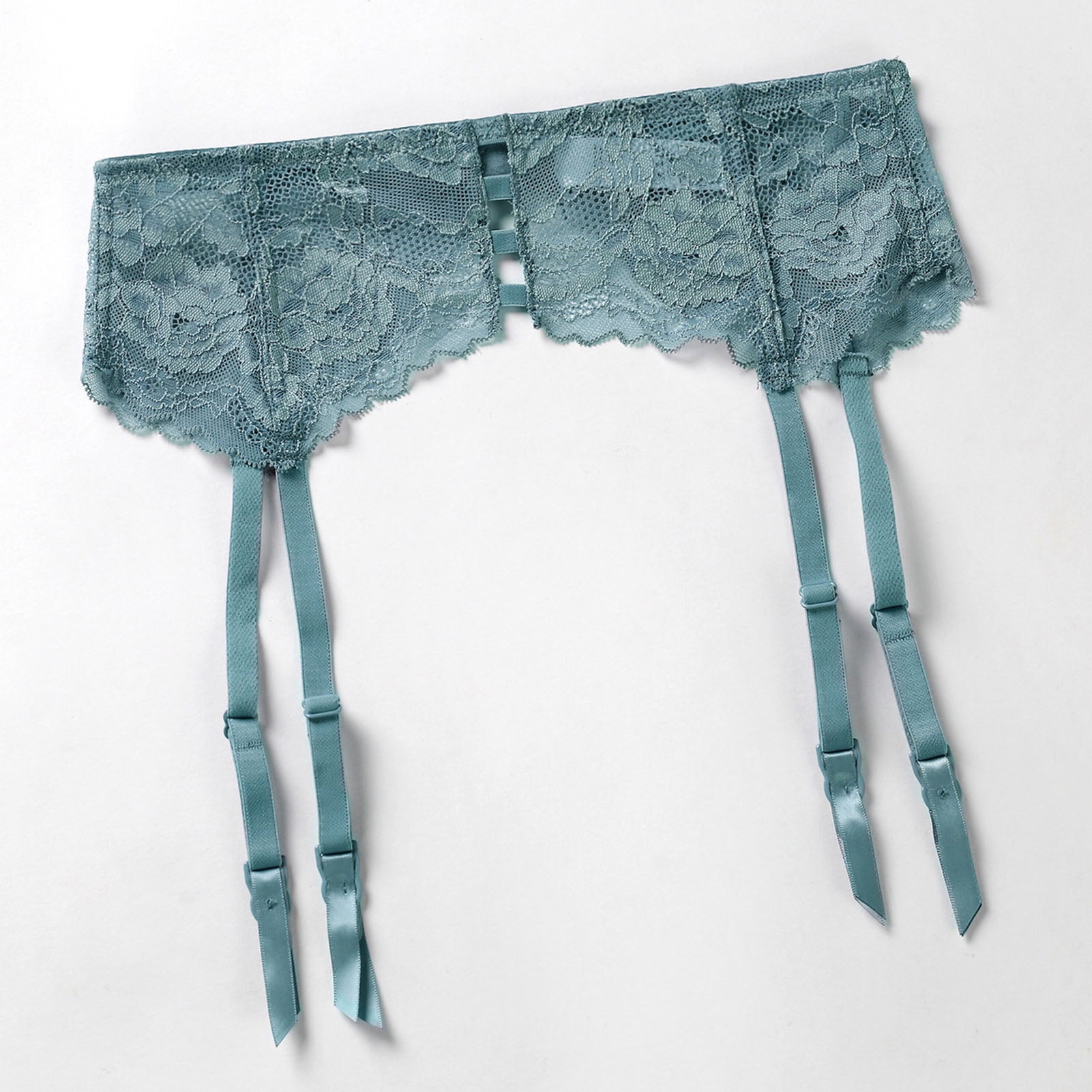 mint green garter belt Shop now How to wear suspenders main image 1