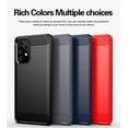 thumbnail image 3 of Samsung A52 5G case,Galaxy A52 5G case,with HD Screen Protector, Soft TPU Slim Fashion Non-Slip Protective Phone Case Cover for Samsung Galaxy A52 5G (Red Brushed TPU), 3 of 12