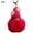 Rose Red, variant on Cute Sleeping Baby Fluffy Pompom Plush Doll Hanging Pendant Key Ring Keychain