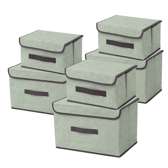 Cajas Organizadoras 6 Piezas Verdes