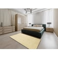 thumbnail image 5 of Ahgly Company Machine Washable Indoor Square Abstract Sun Yellow Area Rugs, 7' Square, 5 of 7