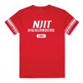 thumbnail image 1 of W Republic 535-555-RED-03 New Jersey Institute of Technology Highlanders Property Football T-Shirt, Red - Large, 1 of 1
