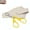 Yellow, variant on Eyebrow Trimmer Scissor, 2-in-1 Professional Eyebrow Scissors with Comb, Portable Razor for Home Use, Removal Shaping Tool for Women (Yellow)