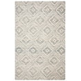 thumbnail image 2 of SAFAVIEH Abstract Louise Geometric Wool Area Rug, Ivory/Denim, 5' x 8', 2 of 10
