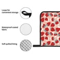 thumbnail image 4 of Fotbe Red Strawberry for 4Pcs Oven Mitts and Pot Holders, 500℉ Heat Resistant Oven Mitts , Non-Slip Silicone Surface Safe for Baking, Cooking, BBQ, 4 of 6