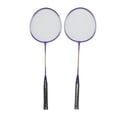 thumbnail image 2 of Badminton Rackets Set, Badminton Racquets Set Skidproof Handle Durable Practical 2 Pcs With Storage Bag For Students For Outdoor, 2 of 8