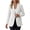White, variant on Women's Blazer Long-Sleeve Spring Jacket Office Business Work Jacket(M,Khaki)